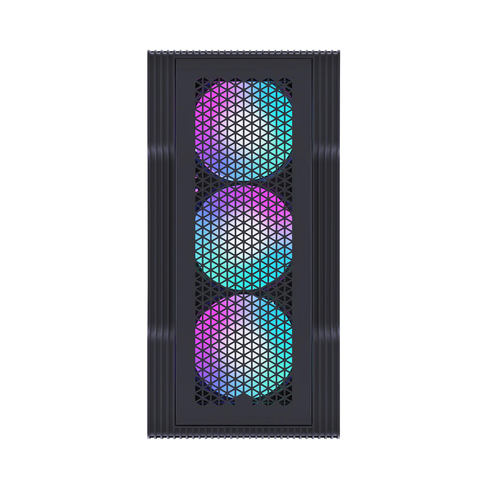 1st Player Casing T3-G 4 Pre installed Fans (M-ATX) Black - Image 3