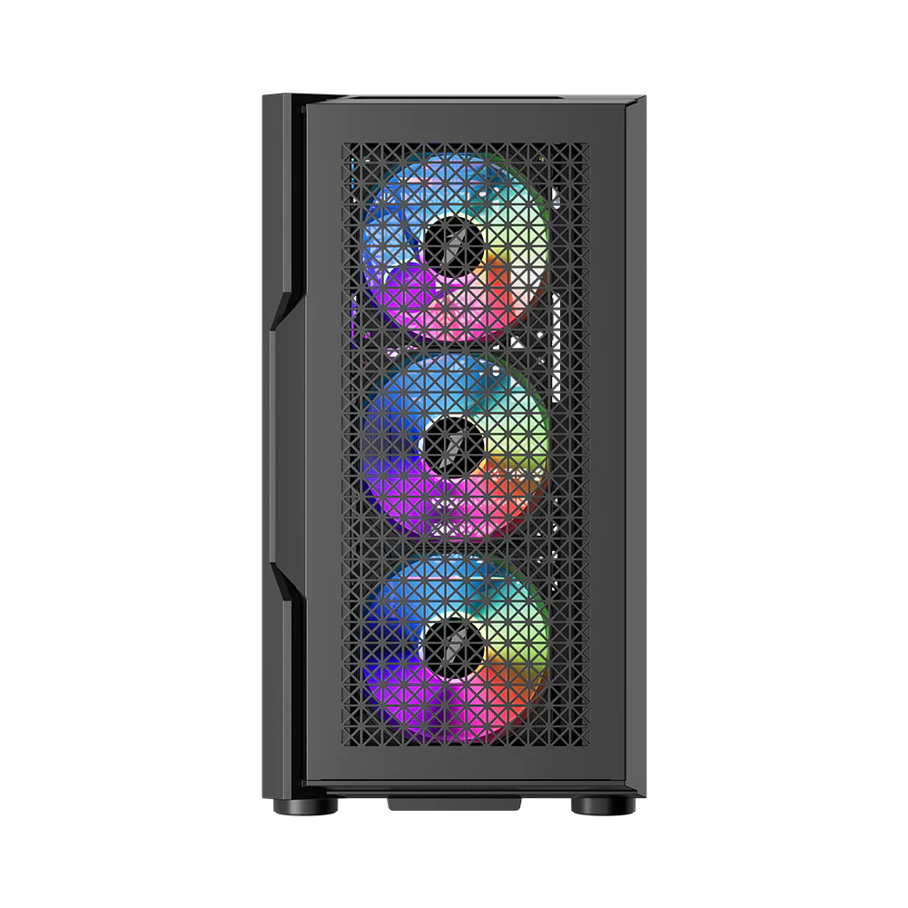 1st player Casing T7 ARGB Mid-Tower ATX Black 4 Pre installed Fan - Image 6