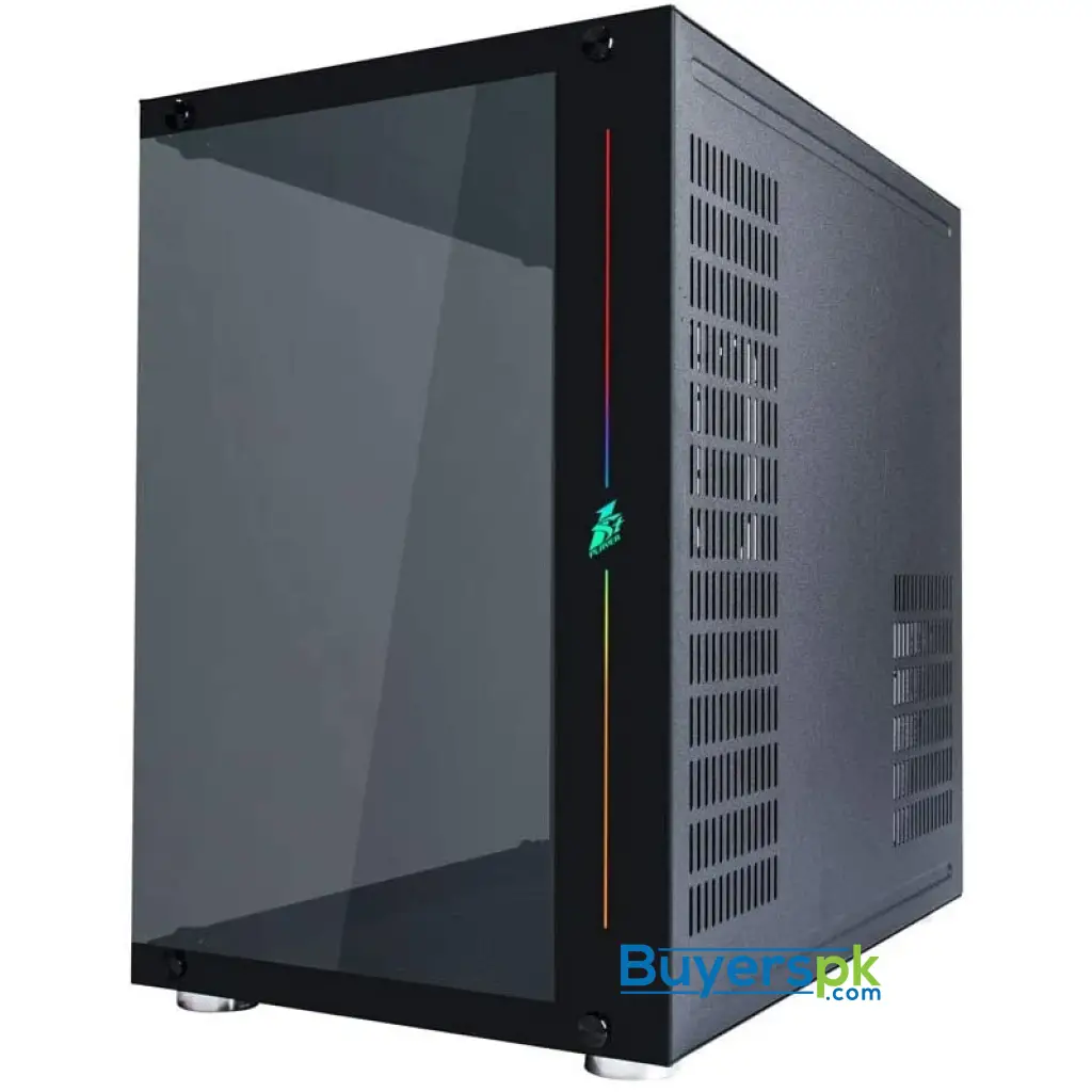 1st Player Steampunk Sp8 Mid Tower Gaming Case Black Used - Image 2