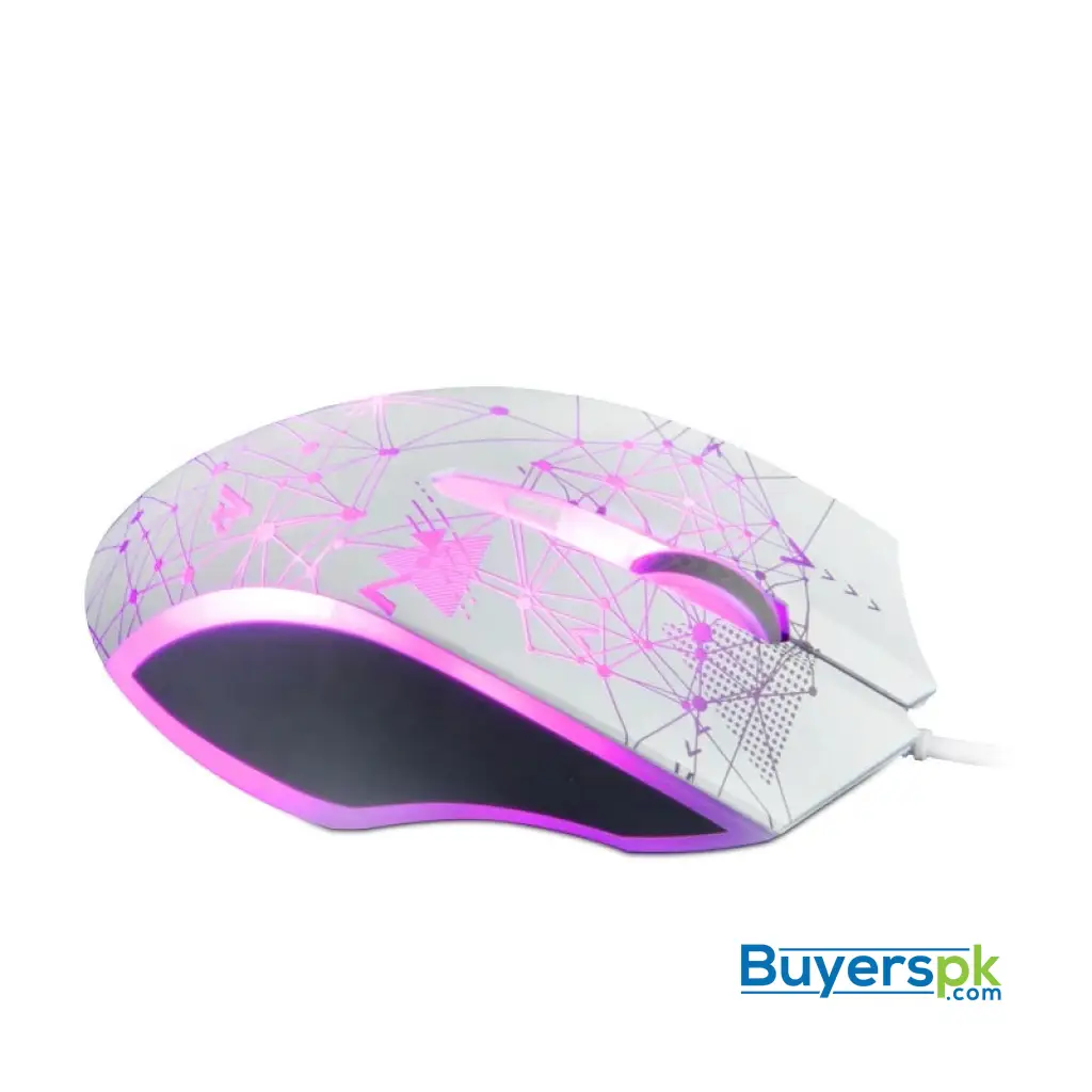 A-jazz Aj119 Rgb White Mouse - Image 2