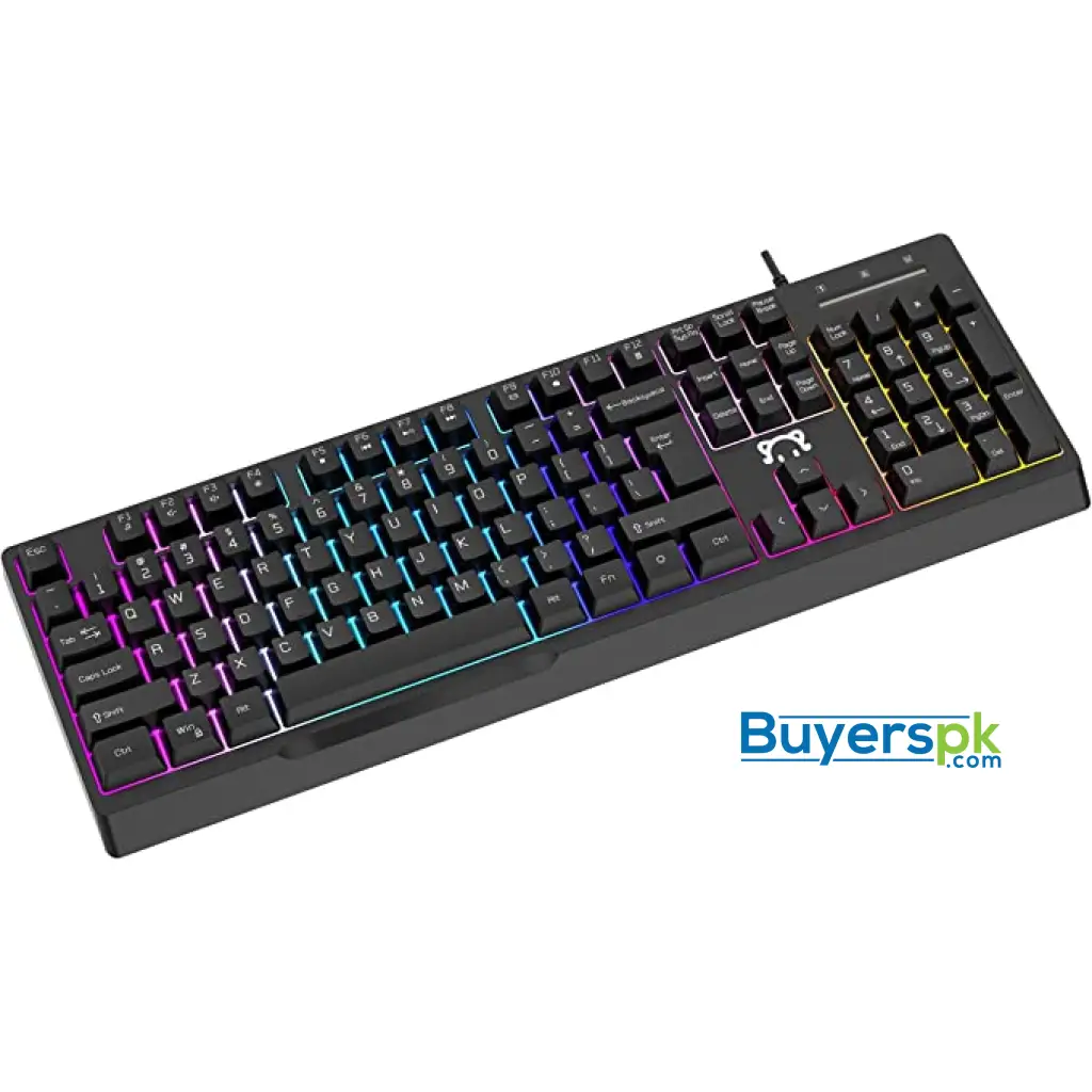 A-jazz Keyboard Stk090 Brown Membrane Wired Black - Image 2
