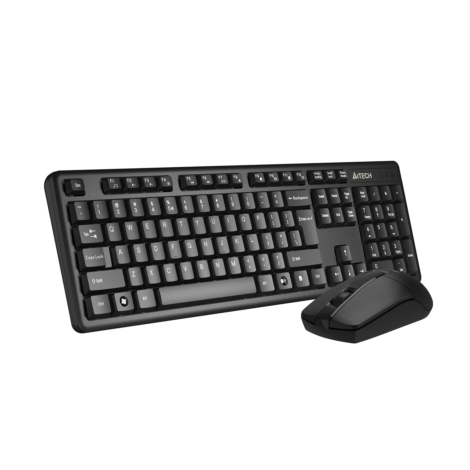A4Tech Keyboard Mouse 3330NS Wireless Silent Combo - Image 2