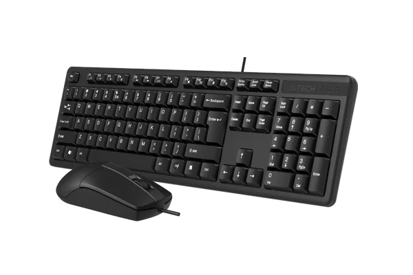 A4Tech Keyboard Mouse KK-3330S Wired Silent Combo - Image 3