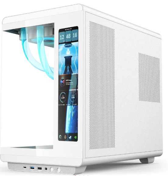 Acer Casing U600 With Built in LED Display 4x Fans White - Image 3