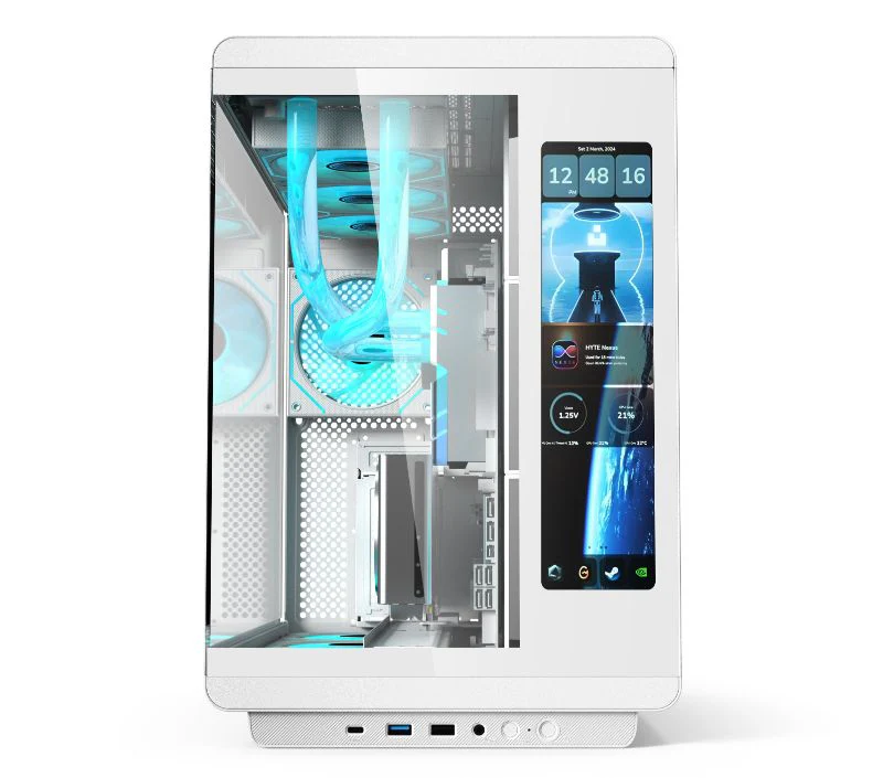 Acer Casing U600 With Built in LED Display 4x Fans White - Image 4