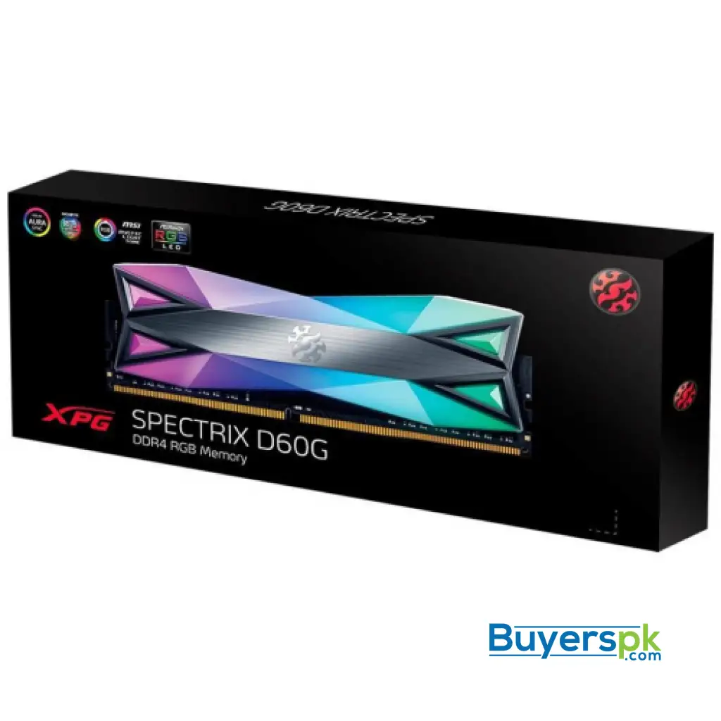 Adata Ram Desktop Ddr4 D60 8gb Rgb Spectrix 3000mhz
