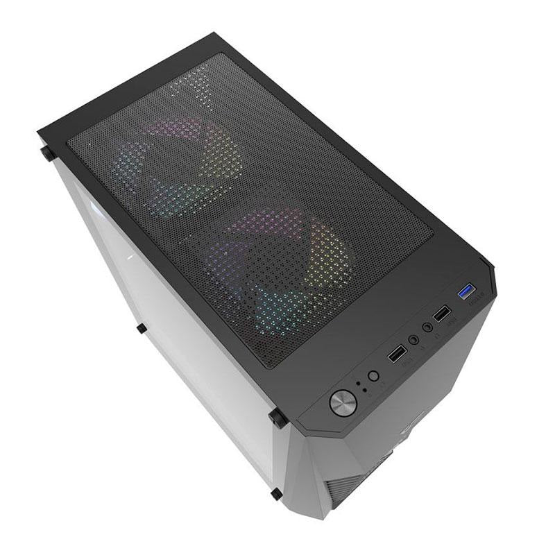 AIGO DK150 Darkflash with 3 RGB Fan Black - Image 3
