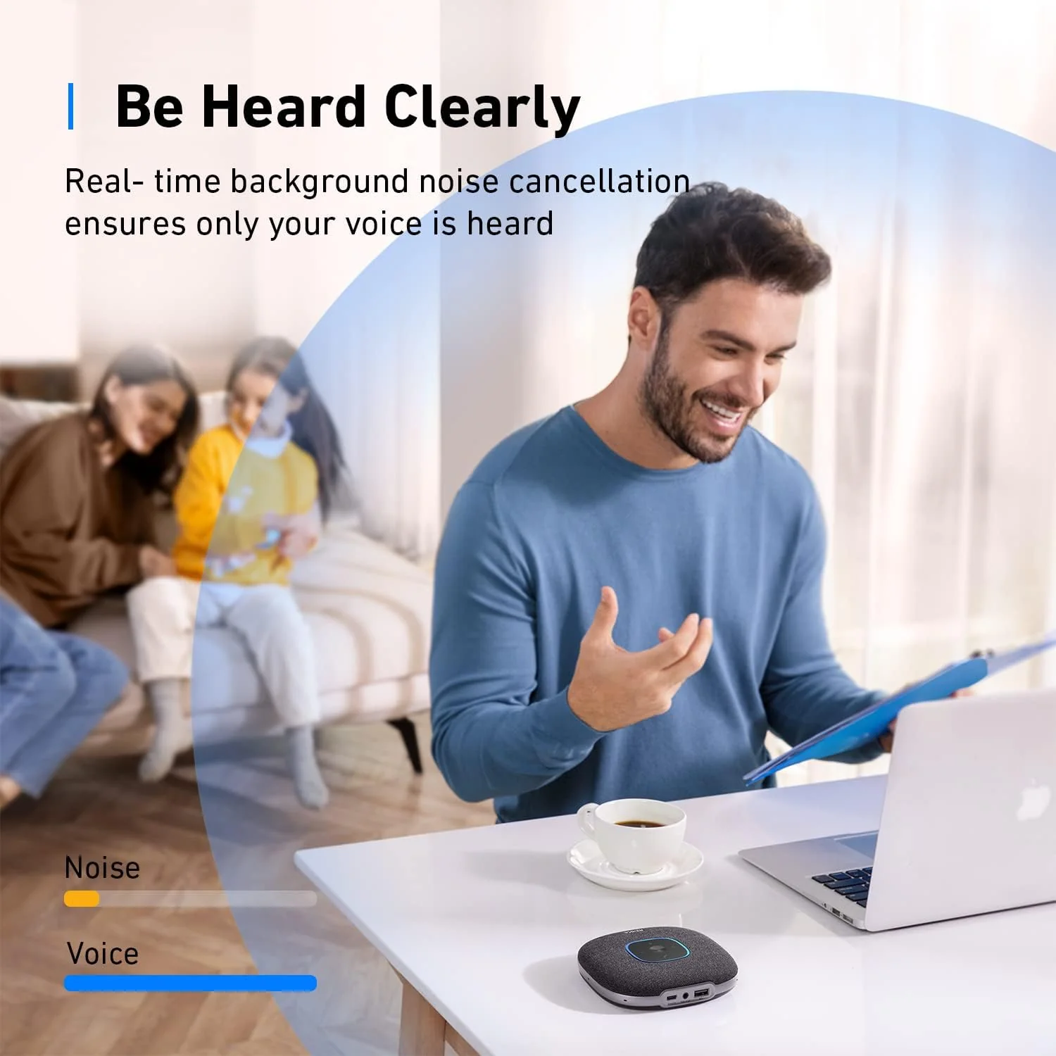 Anker Speaker S3 PowerConf USB & Bluetooth Speakerphone 6 Mics - Image 3