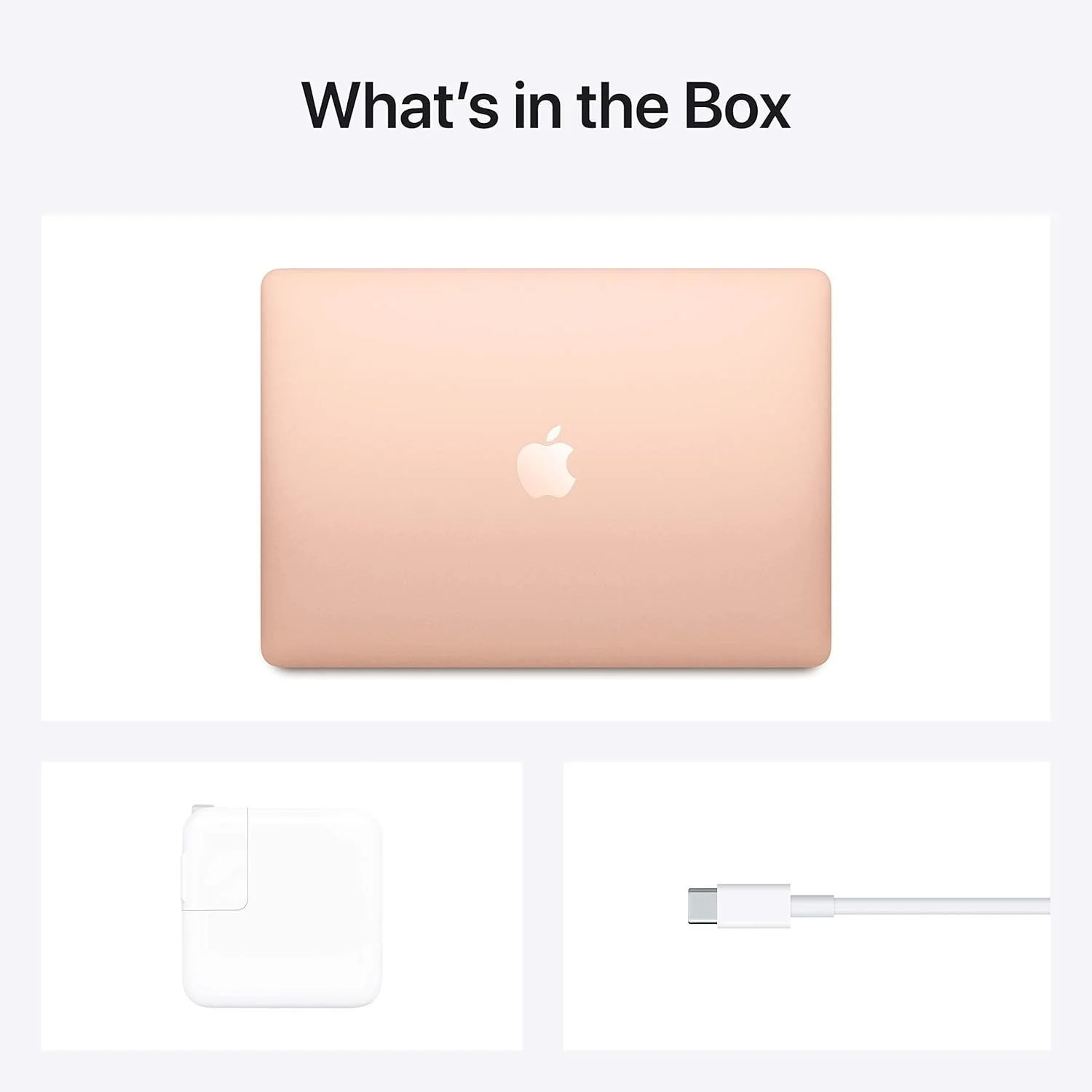 Apple Macbook Air MGN63 M1 Chip 8GB,256GB SSD 13 Inch Gold Slightly Used With charger and Box - Image 5