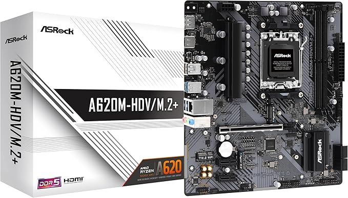 ASRock Motherboard A620M-HDV/M.2