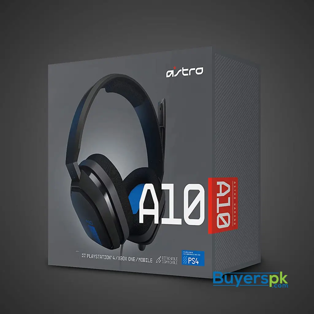 Astro A10 Gaming Headset - Black/blue - Image 2