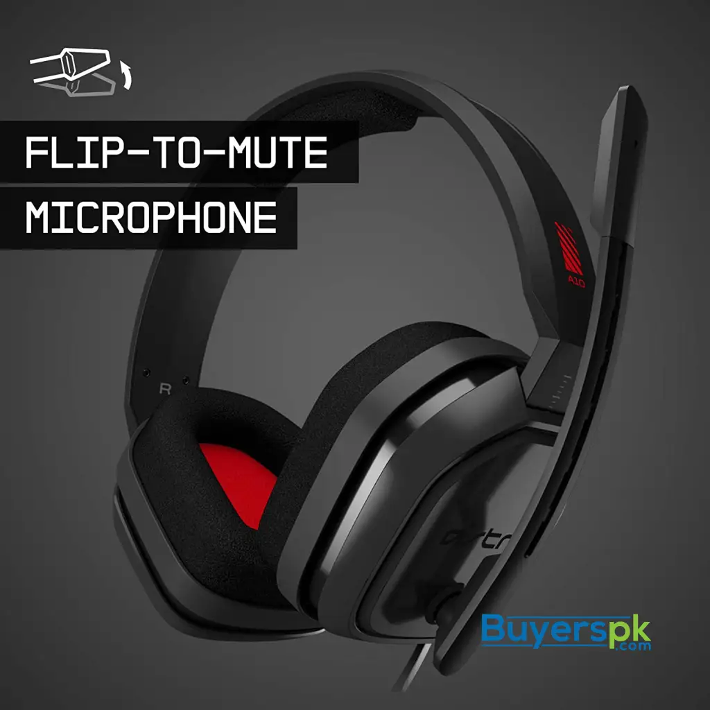 Astro A10 Gaming Headset - Black/red - Image 4