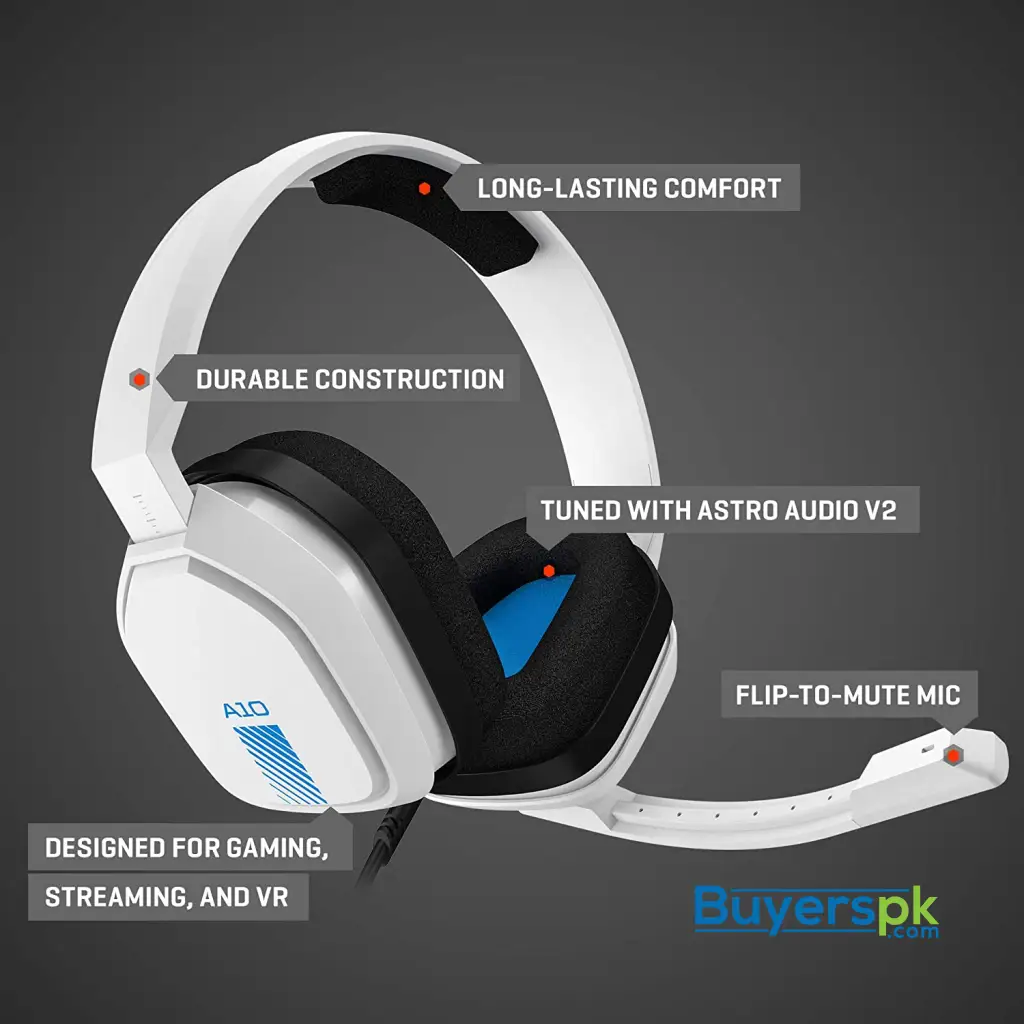 Astro A10 Gaming Headset - White - Image 5