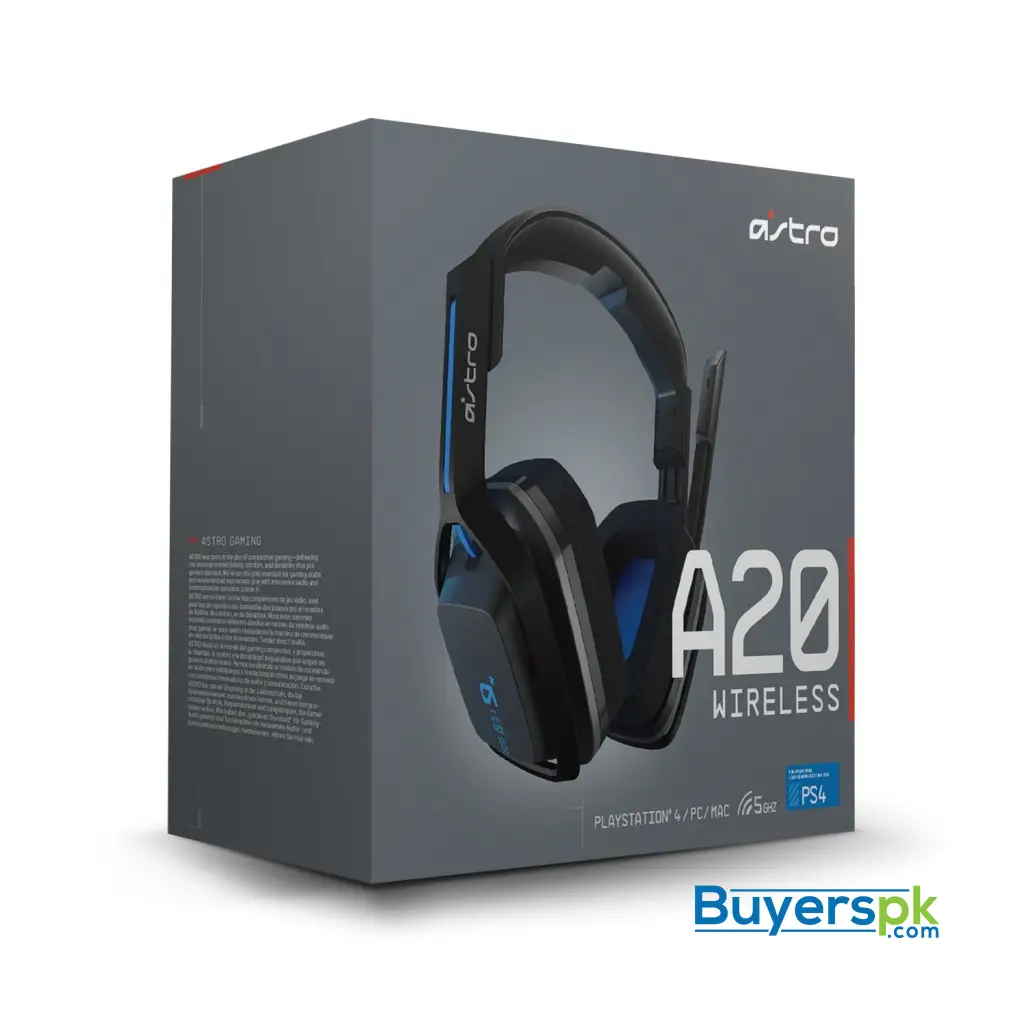 Astro A20 Wireless Gaming Headset - Black/blue - Image 2