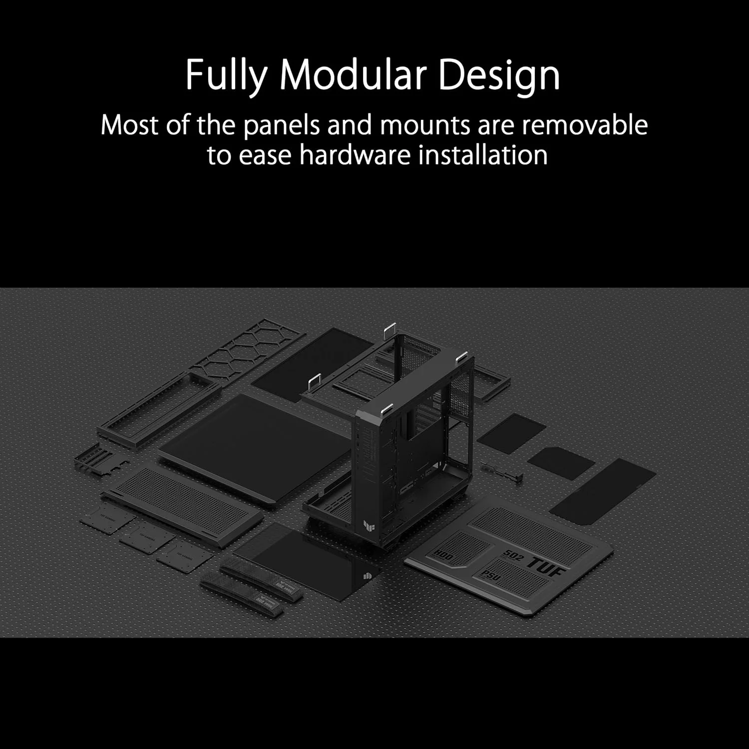 ASUS Casing TUF Gaming GT502 Horizon Black - Image 8