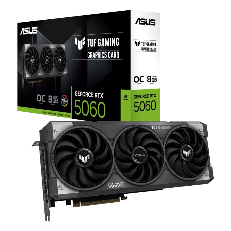 Asus Graphic Card Prime RTX 5060 8GB GDDR7 OC Triple Fan - Image 3