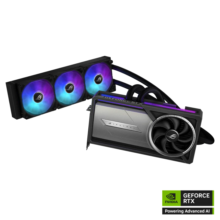 Asus Graphic Card Rog Astral LC RTX 5090 32GB OC 360mm Radiator AIO Cooler - Image 4