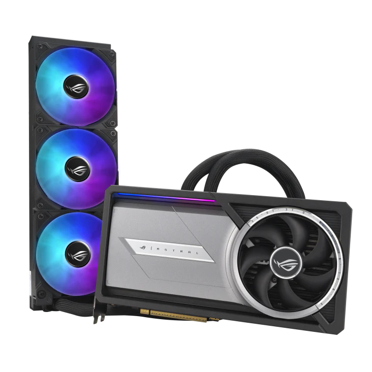 Asus Graphic Card Rog Astral LC RTX 5090 32GB OC 360mm Radiator AIO Cooler - Image 5
