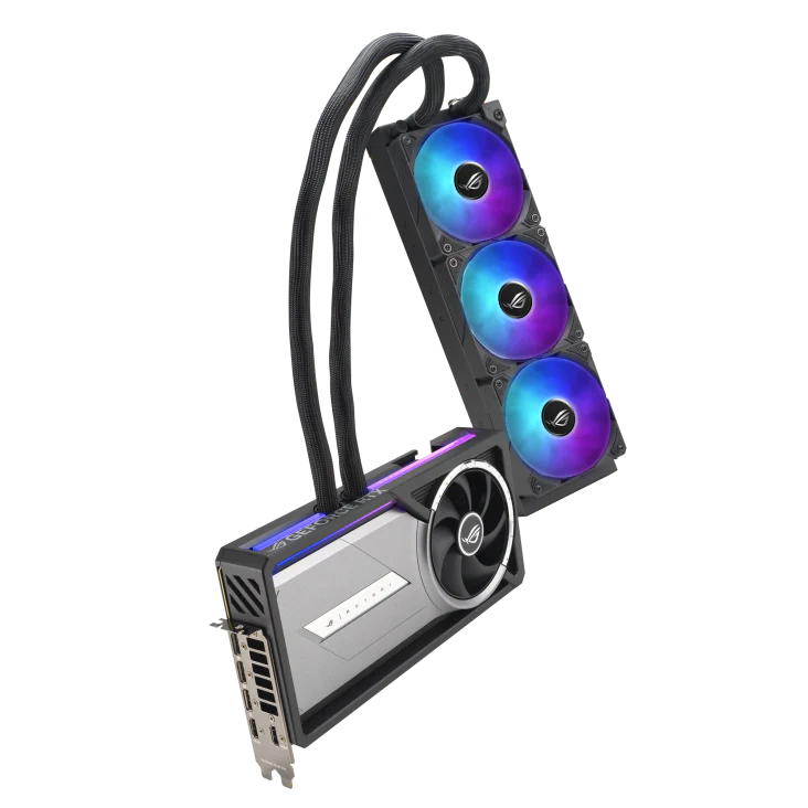 Asus Graphic Card Rog Astral LC RTX 5090 32GB OC 360mm Radiator AIO Cooler - Image 6