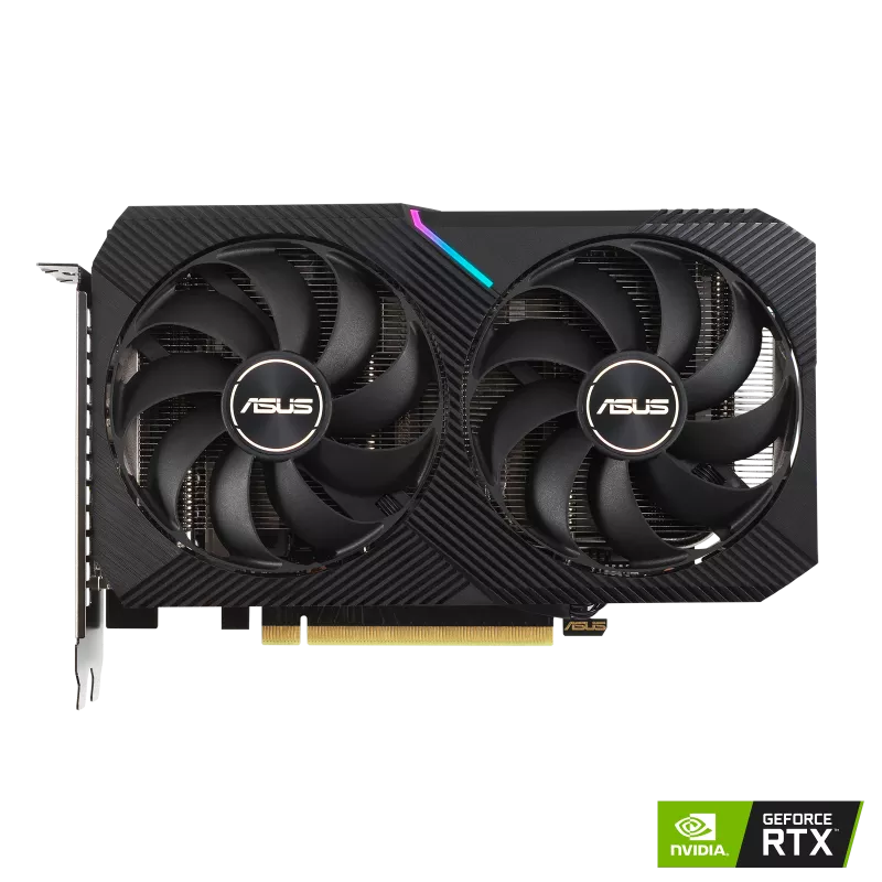 Asus Graphic Card RTX 3060 TI OC 8GB Dual Mini