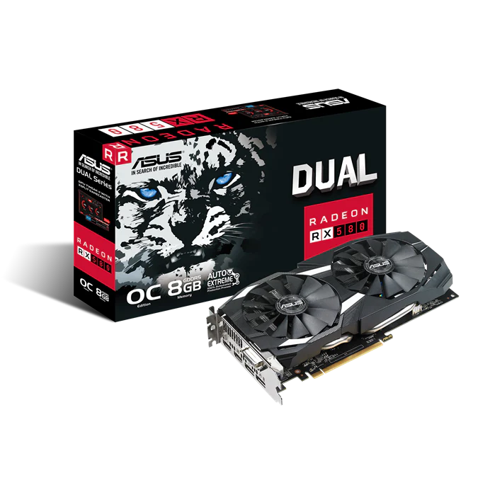 ASUS Graphic Card RX580 8GB Used