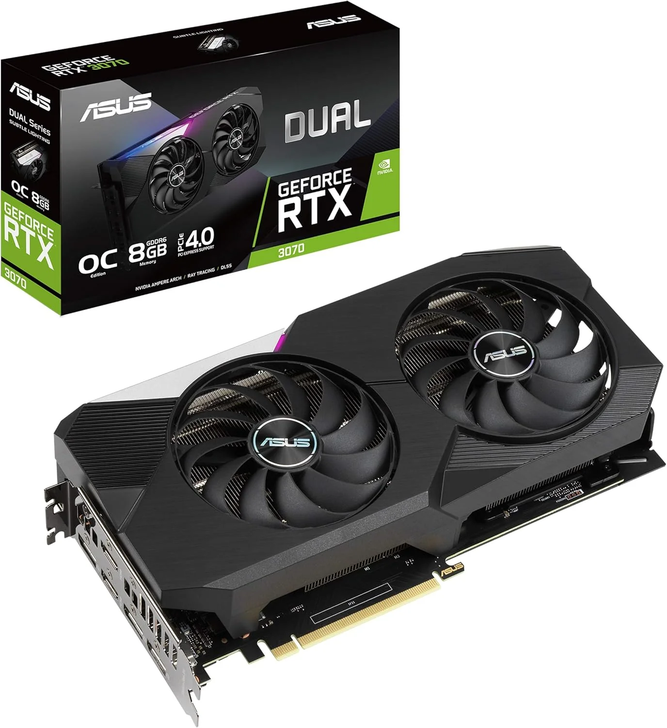 Asus Graphics Card RTX 3070 8GB Dual Fan Used