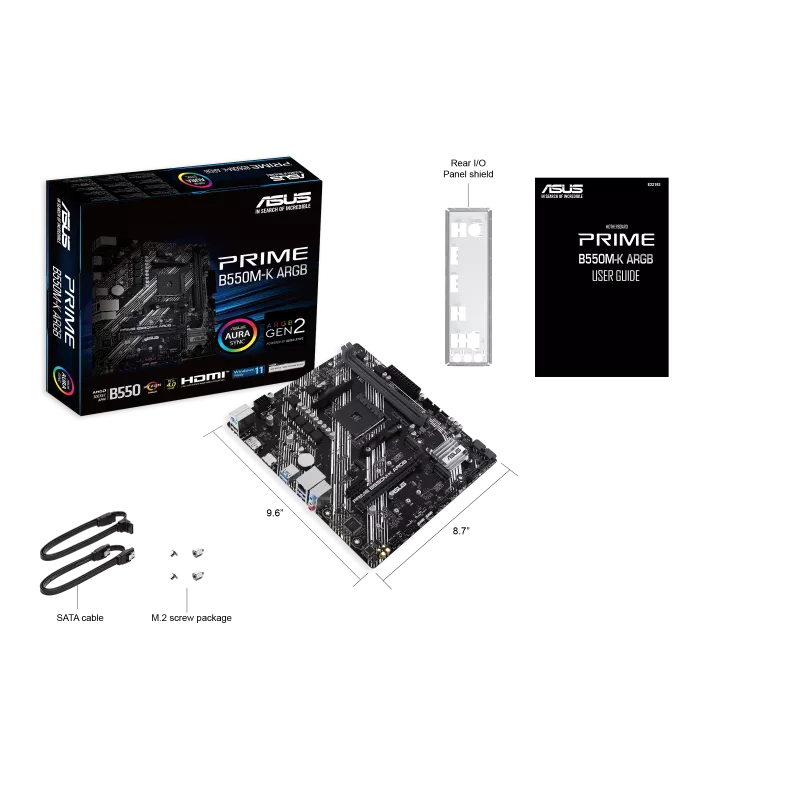 Asus Motherboard B550M K Prime ARGB