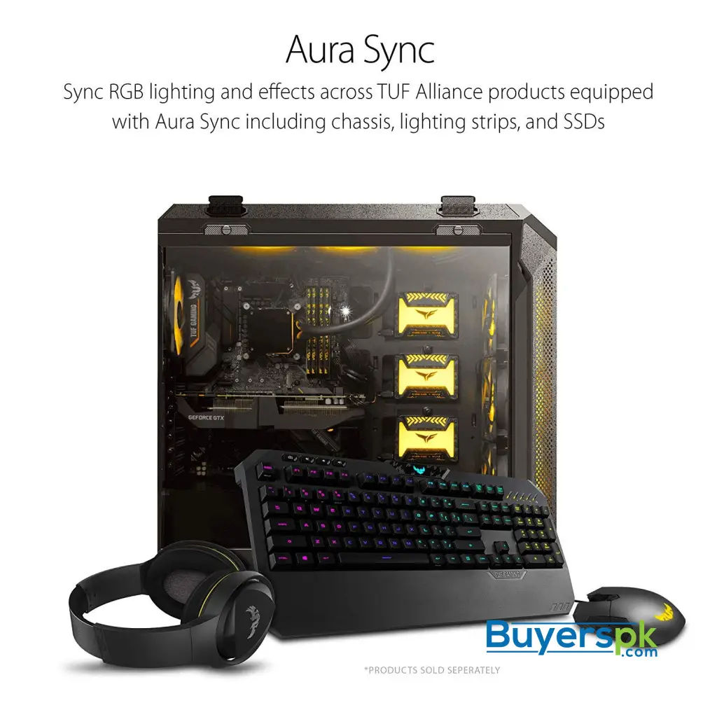 Asus Tuf K5 Mechanical Membrane Rgb Gaming Keyboard with Programmable Onboard Memory, Media Controls - Image 7