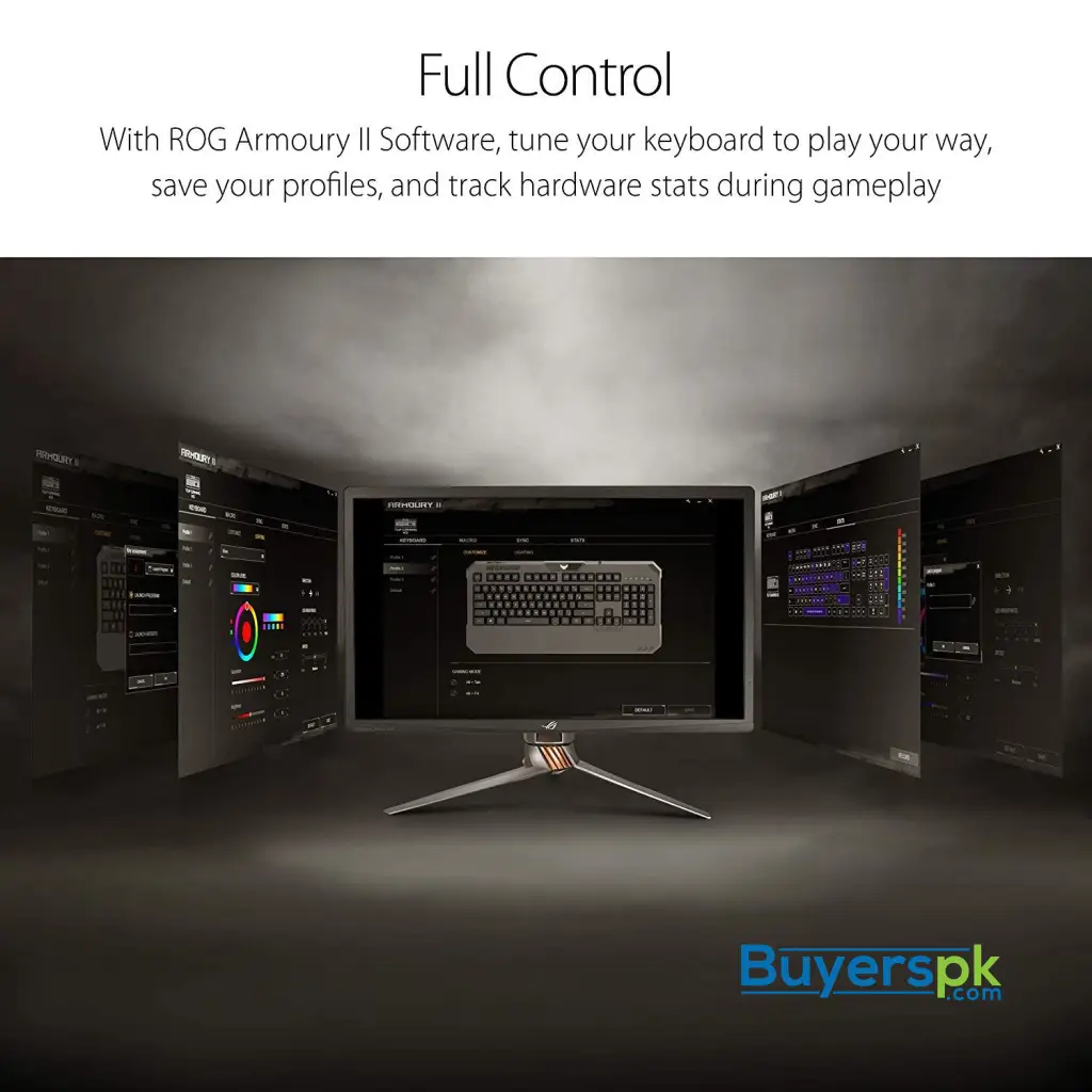 Asus Tuf K5 Mechanical Membrane Rgb Gaming Keyboard with Programmable Onboard Memory, Media Controls - Image 9