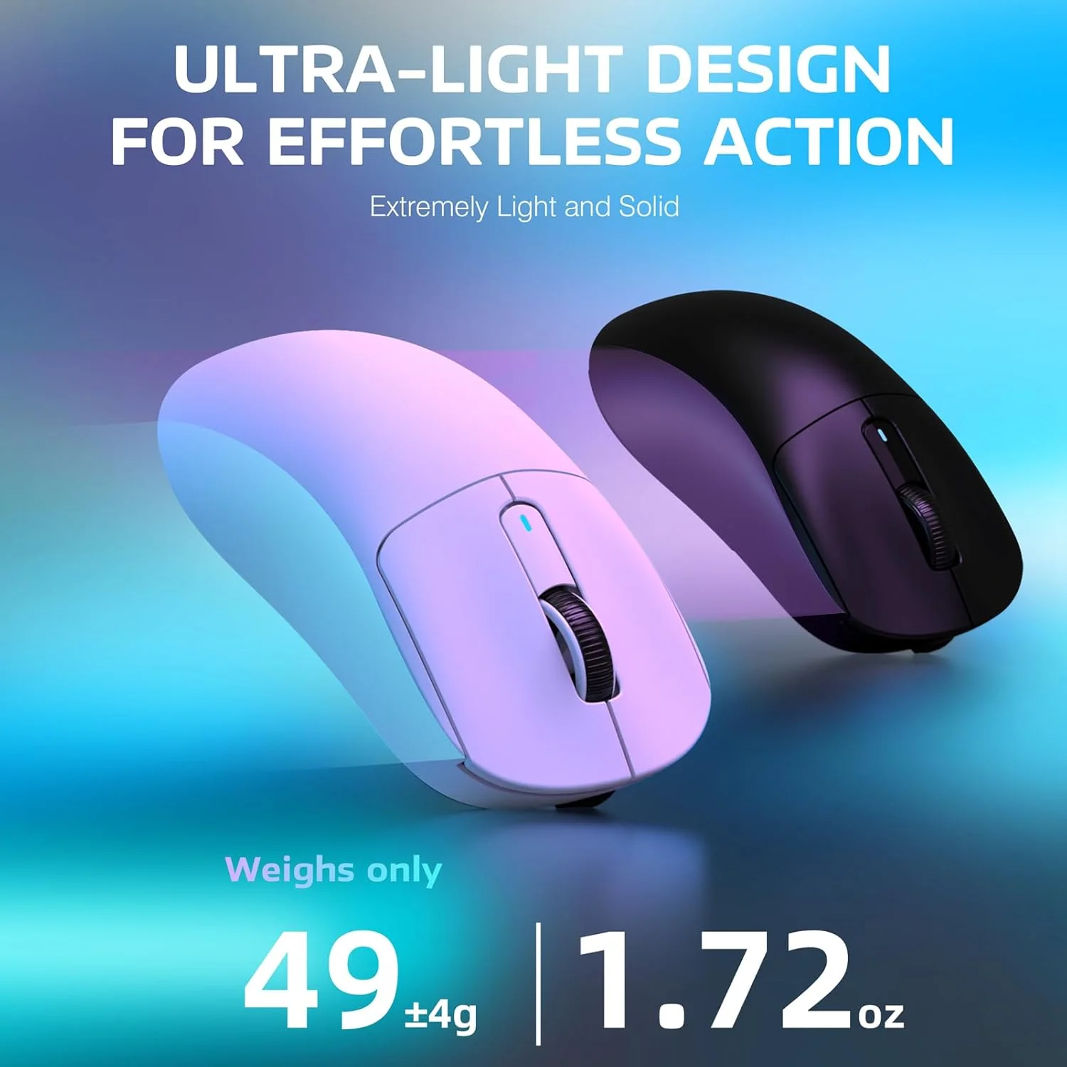 Attack Shark Wireless Gaming Mouse PAW3395 X3 Lightweight with Tri-Mode White - Image 6