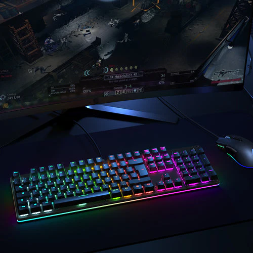 Aukey Keyboard KMG12 Mechanical 104 key Red Switch - Image 4