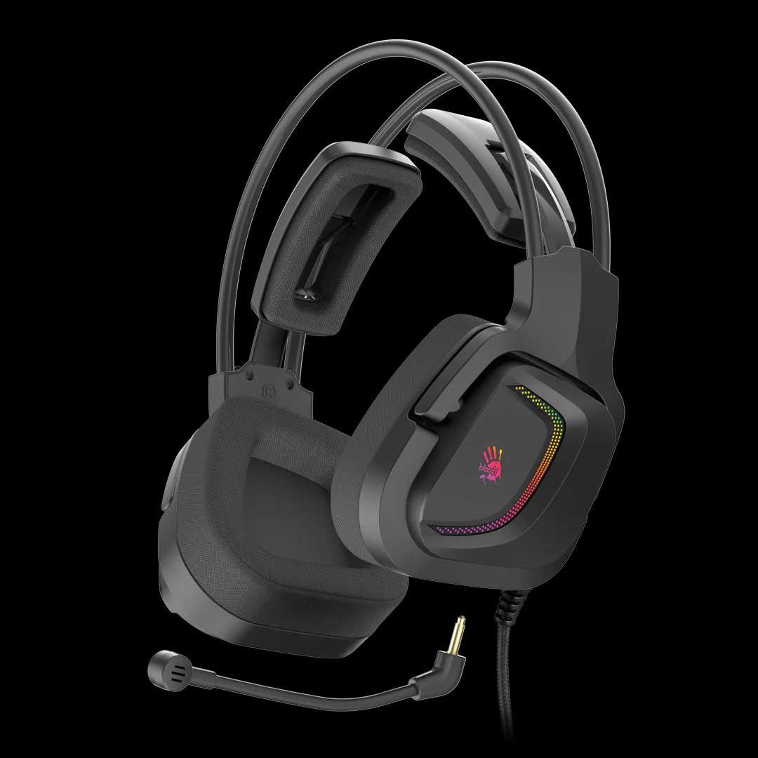 Bloody Headset G575 Pro Virtual 7.1 Surround Sound Gaming USB Headset Grey - Image 4