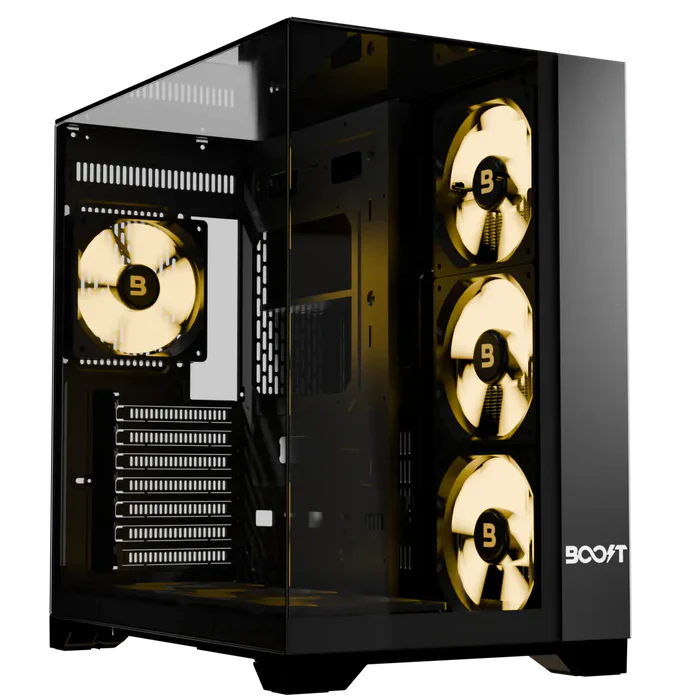 Boost Casing Enclosure Elite Series X200 with 4 ARGB Fans - Image 2