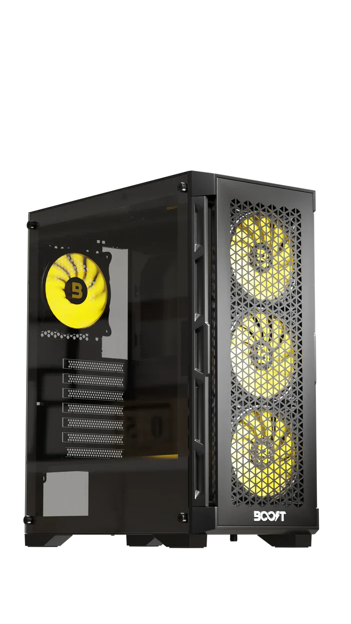 Boost Casing Enclosure Pro Series P300 with 4 ARGB Fans - Image 2