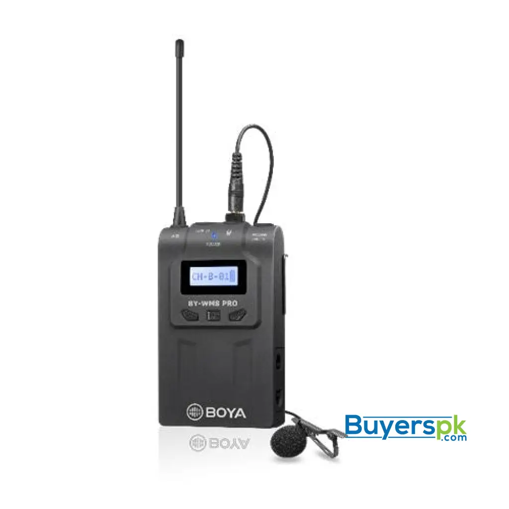 Boya Tx8 Pro Dual-channel Wireless Bodypack Transmitter Lavalier Microphone