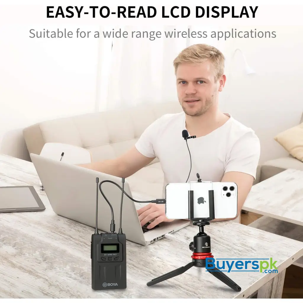 Boya Tx8 Pro Dual-channel Wireless Bodypack Transmitter Lavalier Microphone - Image 3