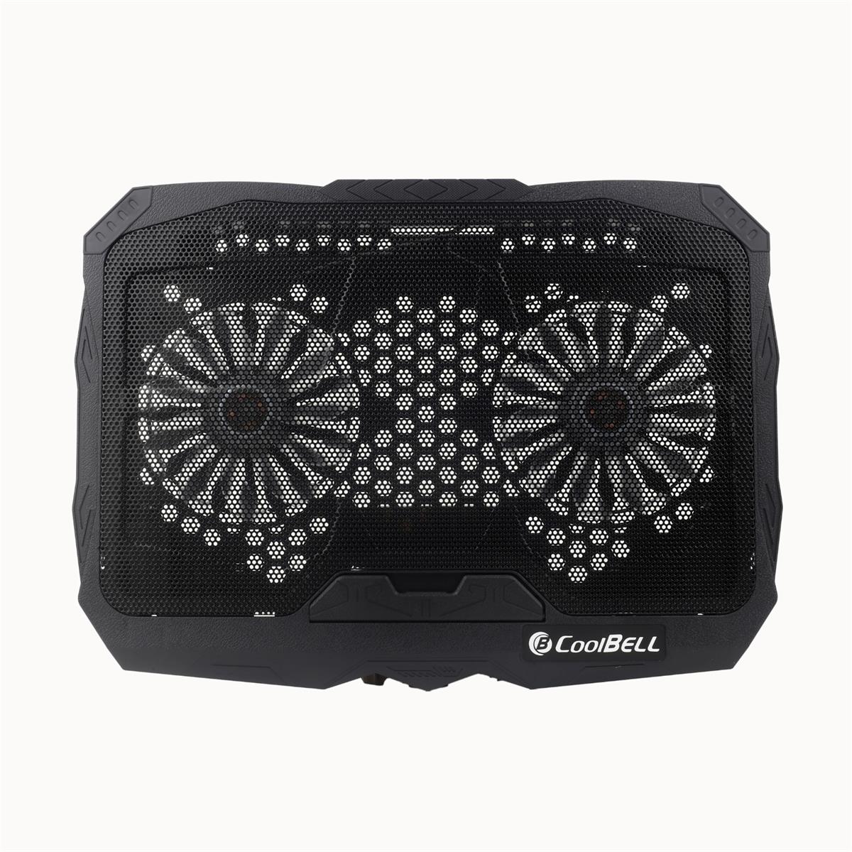 Coolbell Cooling Pad CB 2x USB Powered For 12-17 inch Laptop - Image 3