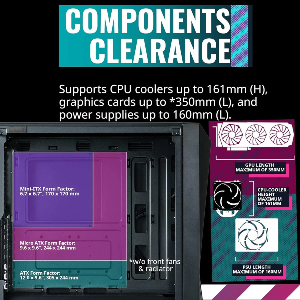 Cooler Master Casing CMP 520 MID TOWER - Image 2