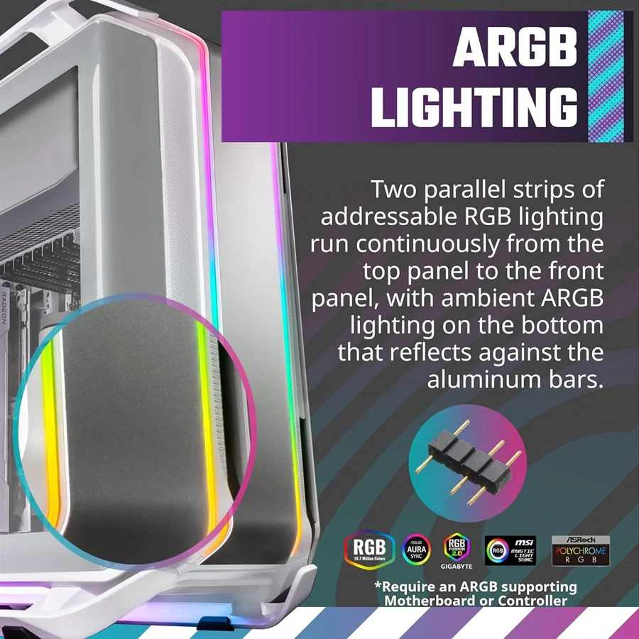 Cooler Master Casing COSMOS 700M FULL TOWER (WHITE) - Image 3