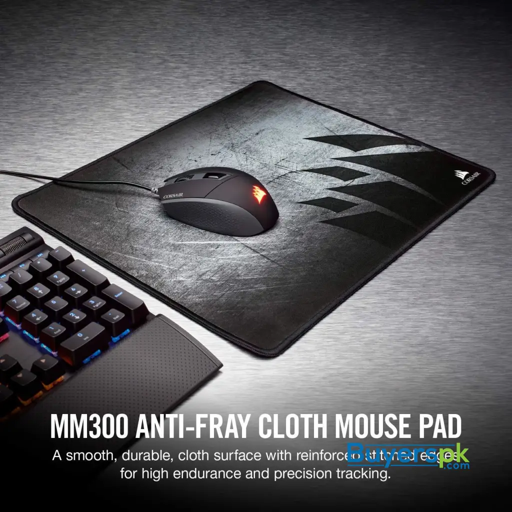 Corsair Mm300 Anti-fray Cloth Gaming Mouse Pad-medium - Image 2