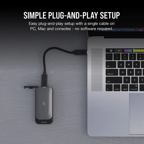 Corsair Portable SSD 1TB EX100U USB-C Drive - Image 4