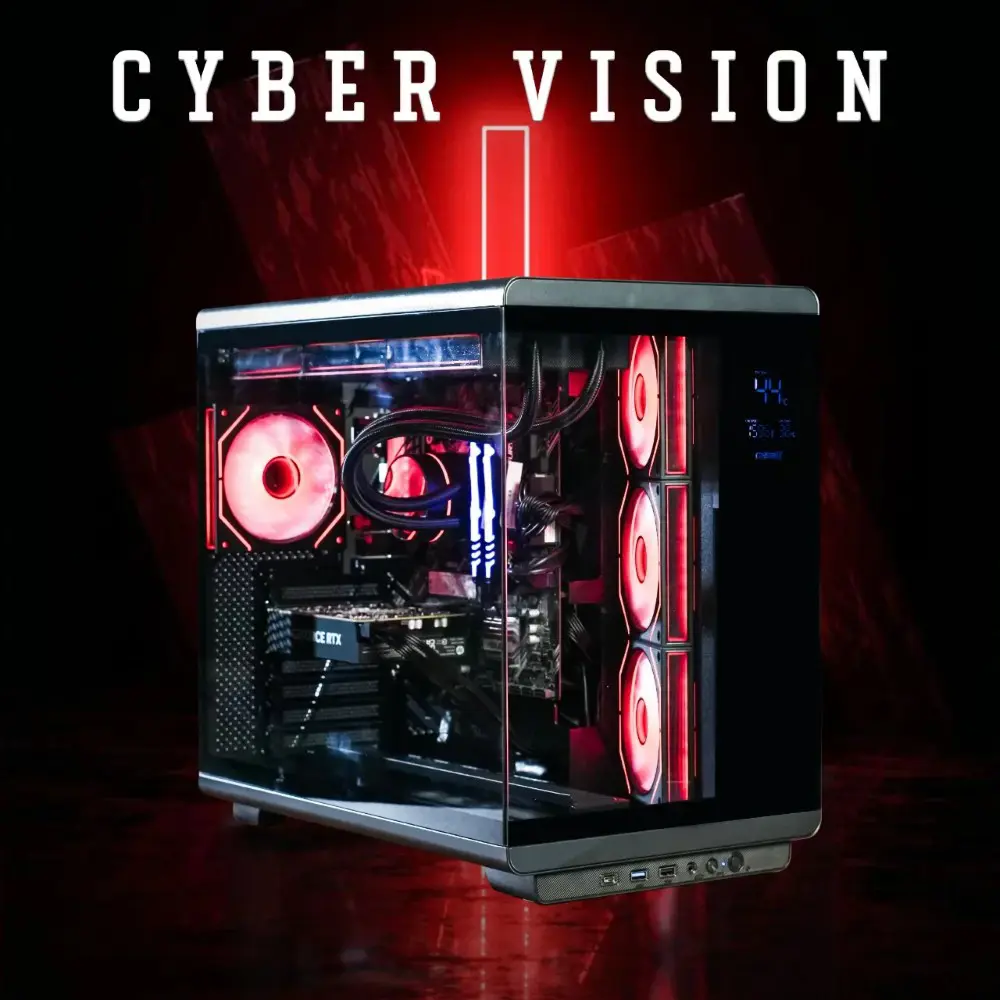 CrystalX Casing CyberVision U600B-N 4 ARGB Fan - Image 2