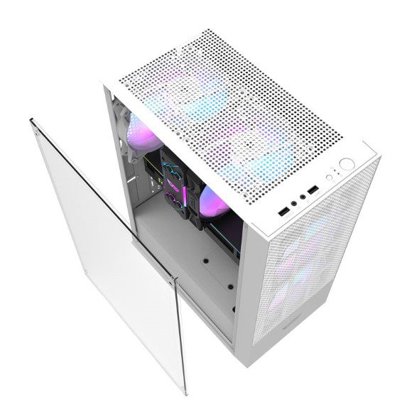 Darkflash Casing A290 White 3 RGB Fans - Image 3