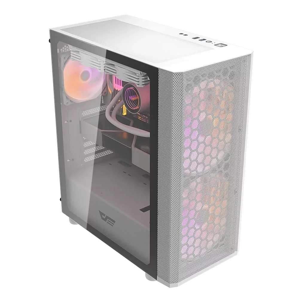 Darkflash Casing DK360 WHITE WITH FANS - Image 3
