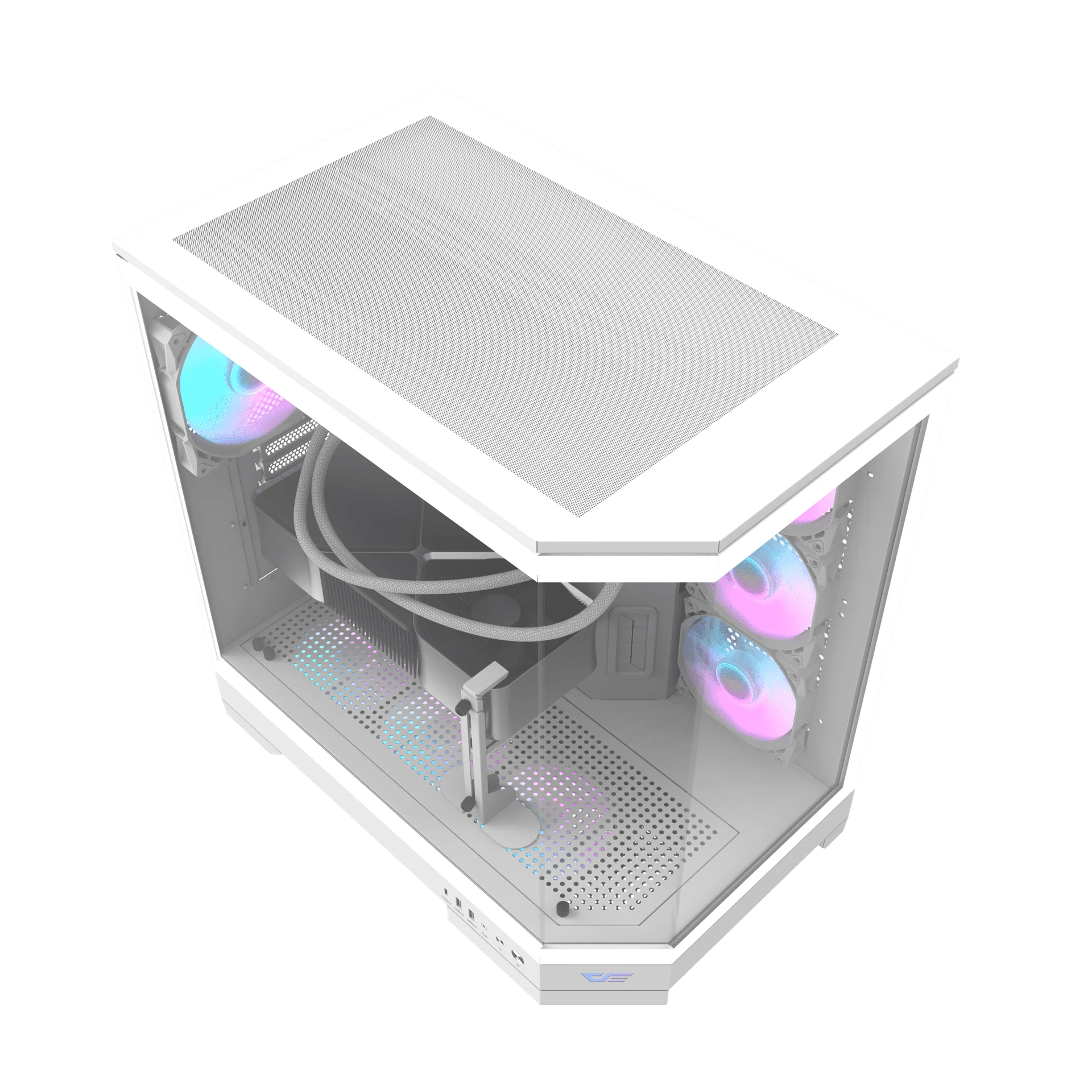 DARKFLASH Casing DQX90 GAMING FULL WHITE - Image 2