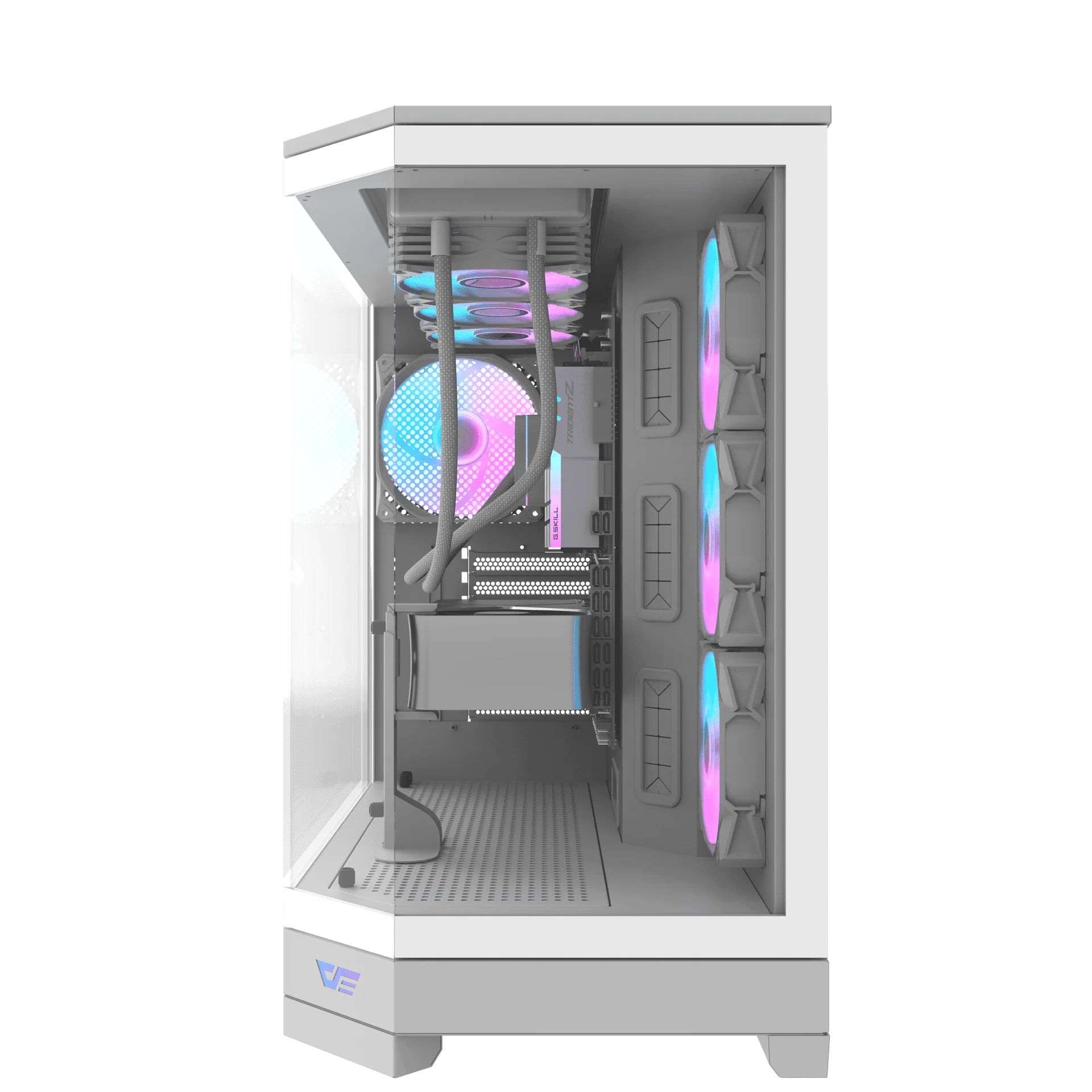 DARKFLASH Casing DQX90 GAMING FULL WHITE - Image 3