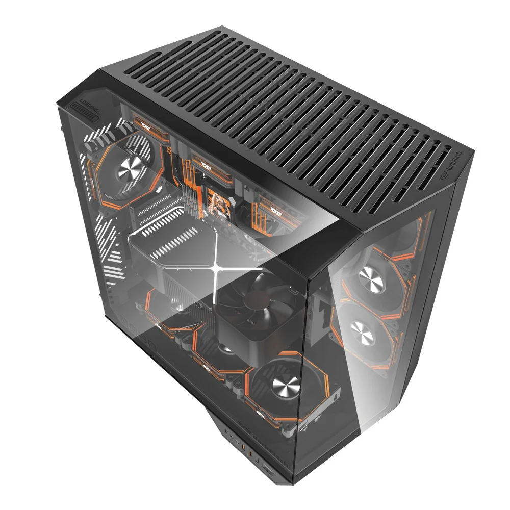 Darkflash Casing DY470 Black ATX No Fans - Image 4