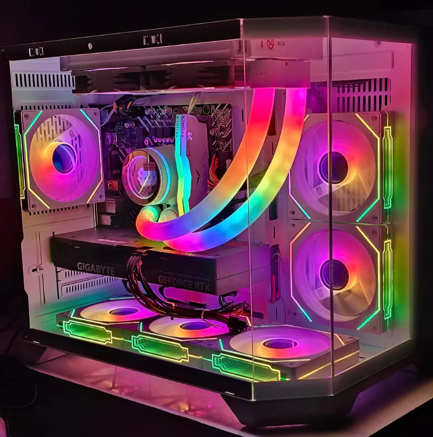 Darkflash Casing FT418 Small Black No Fans - Image 5