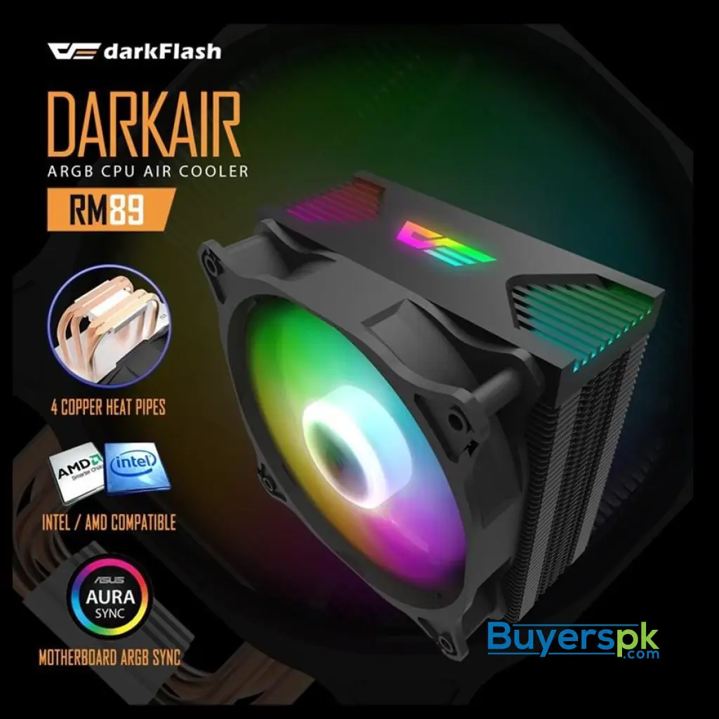 Darkflash Dark Air Argb Air Cooler (intel/amd) - Image 2