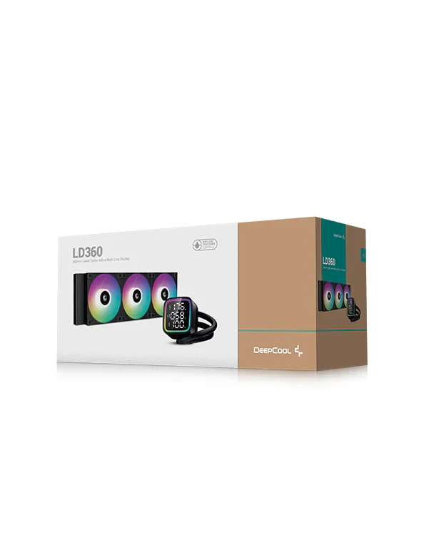 Deepcool Liquid Cooler LD360 ARGB AIO 360mm Black - Image 2